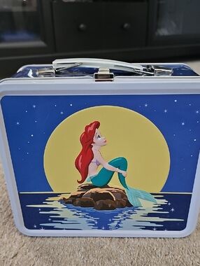 The Little Mermaid Ariel Metal Lunchbox - Blue & Yellow